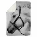 Begin Home Decor 60 x 80 in. Darius The Horse-Sherpa Fleece Blanket 5545-6080-AN63-1